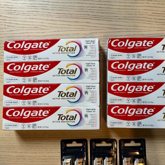 Philips Sonicare Toothbrush Heads (6 heads) + Colgate Toothpaste bundle - Picture 3 of 3